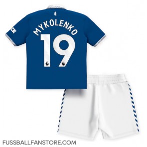 Everton Vitaliy Mykolenko #19 Replik Heimtrikot Kinder 2023-24 Kurzarm (+ Kurze Hosen)